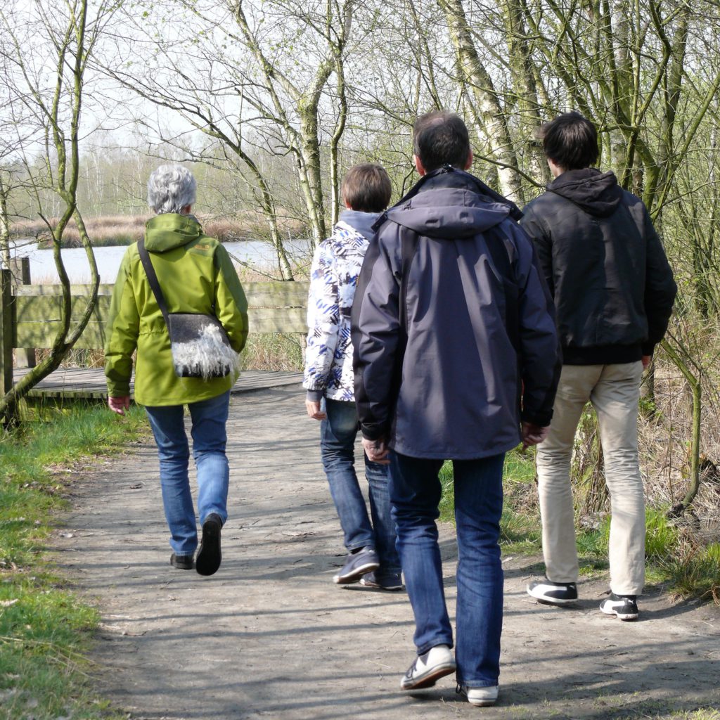 Menu optie wandelroutes