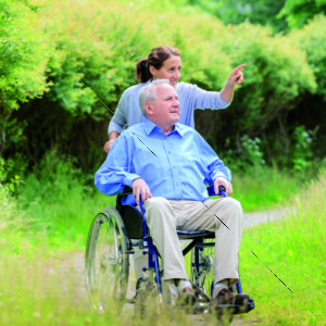 rolstoel wandelpad