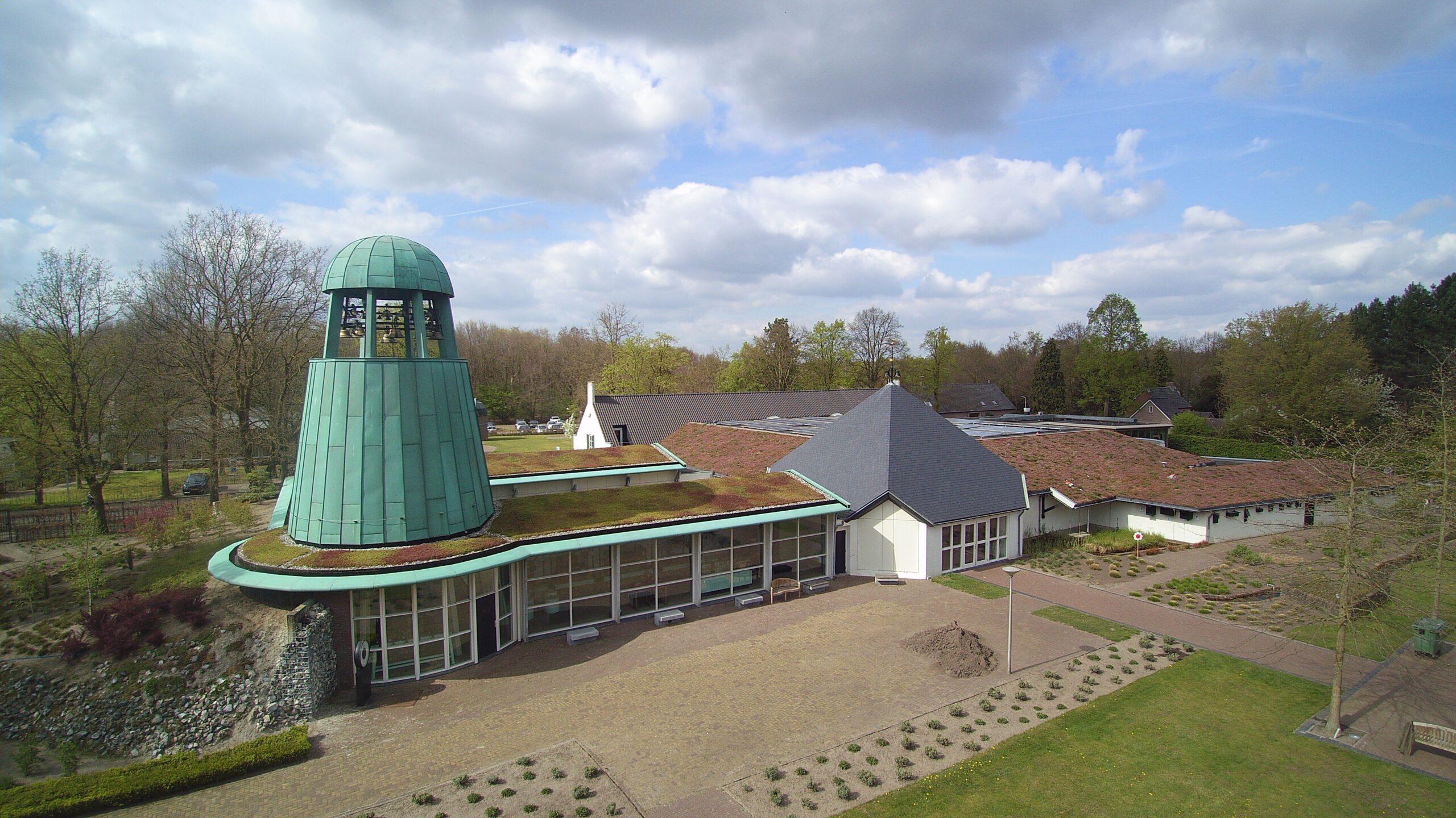 museum vanuit de lucht